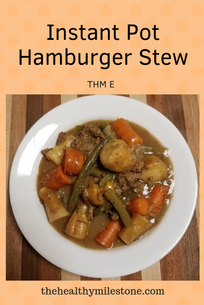 Instant Pot Hamburger Stew Pinterest