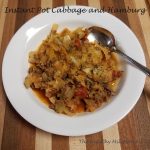 Instant Pot Cabbage and Hamburg